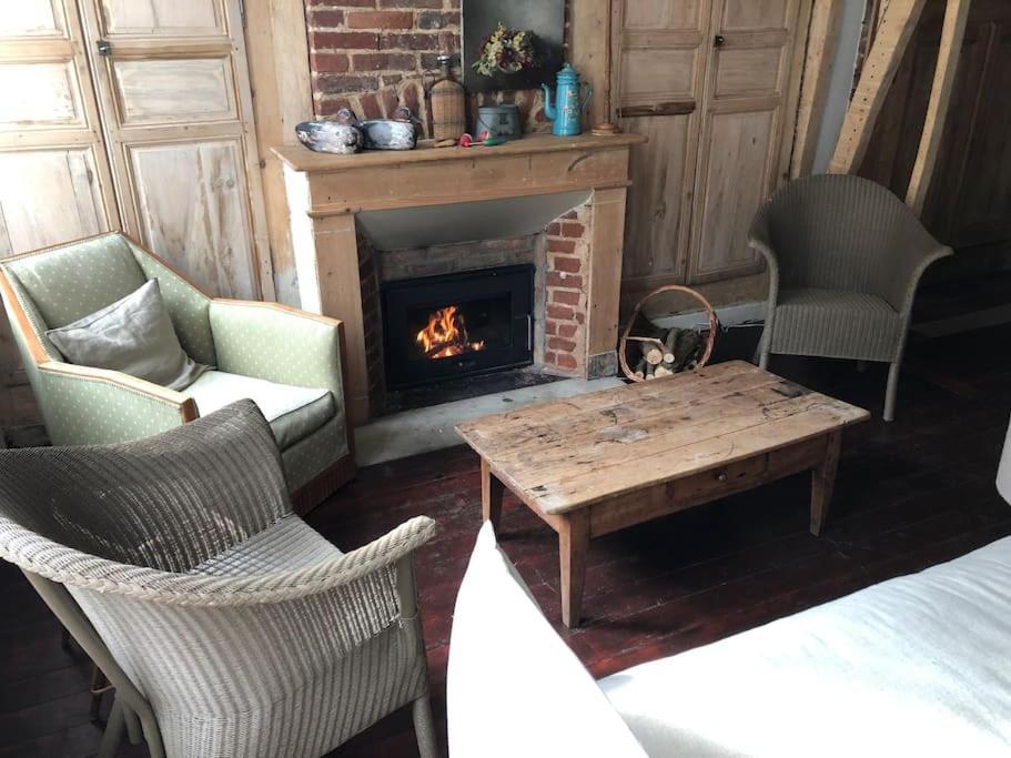 Chez Madeleine, Maison De Charme A Montreuil /Mer Villa Eksteriør bilde